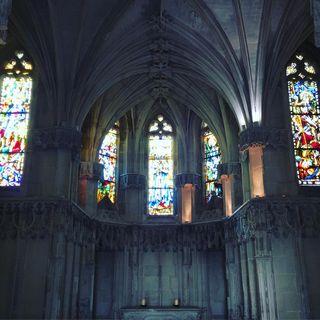 Inside a chapel
